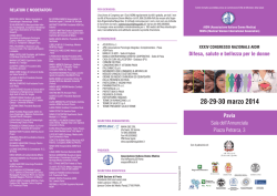 Scarica Brochure - Associazione Italiana Donne Medico