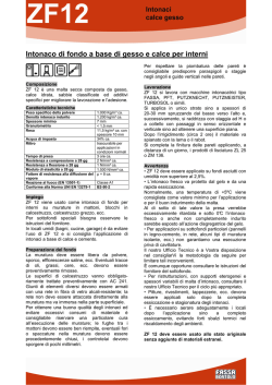 scheda tecnica - Fassa Bortolo