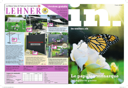 Le papillon monarque - IN