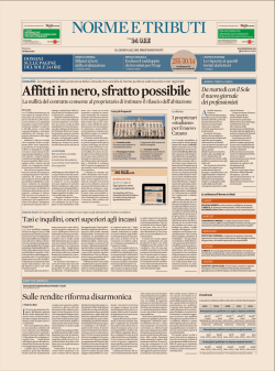 Sulle rendite riforma disarmonica