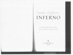 Inferno, Canto V - kirkthughes.com