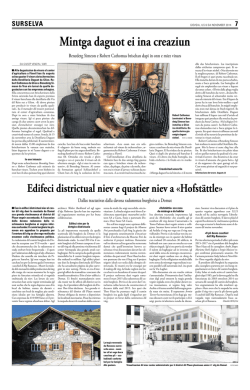 La Quotidiana, 6.11.2014 - Destillaria Daguot GmbH