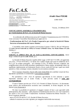 Fo.CAS - t www.focascoop.it.