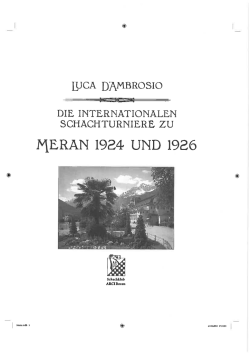 MERAN 1924 UND 1926 - Arci Scacchi Bolzano