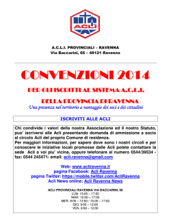 CONVENZIONI 201 CONVENZIONI 2014
