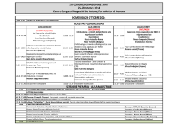 Time Table Programma Preliminare