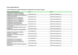 Fonti risultati Pallavolo