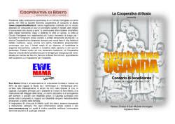 La Cooperativa di Bosto Concerto di beneficenza