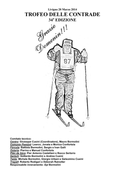 Classifica Contrade 2014