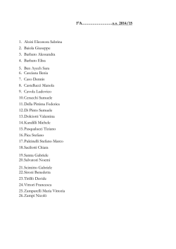 Elenchi nominativi alunni classi prime