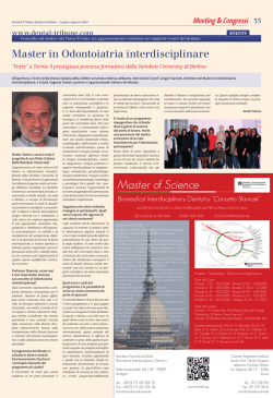 Master of Science Biomedical Interdisciplinary Dentistry