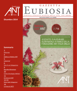 Sommario Dicembre 2014 3 4 5 6 9 10 11 12-13 14