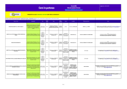 Corsi in partenza - Comune di Ponte di Piave
