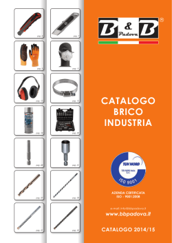 CATALOGO BRICO INDUSTRIA