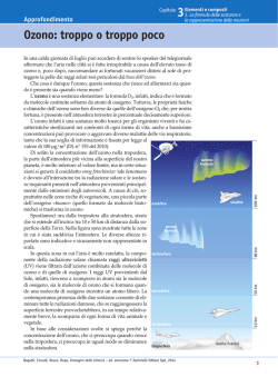 Ozono: troppo o troppo poco - Zanichelli online per la scuola
