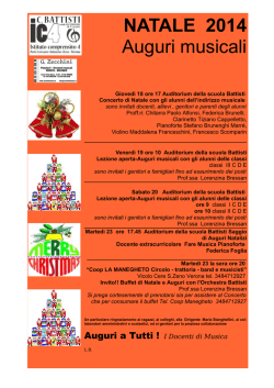 Natale 2014 Scuola Battisti
