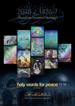 CALENDARIO CRISTIANO-ISLAMICO