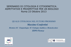 Massimo Confortini - Ordine Nazionale dei Biologi