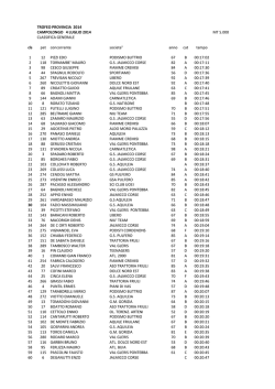 generale - Atletica CUS Udine
