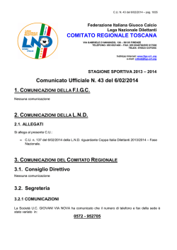 del 6 febbraio 2014