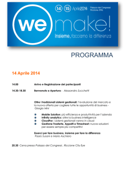 PROGRAMMA - Zucchetti