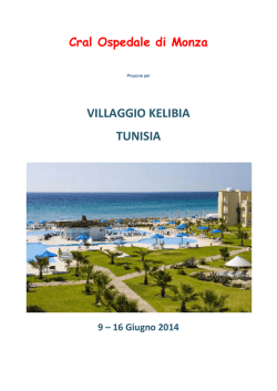 programma dettagliato - CRAL Ospedale Monza