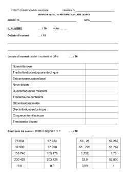 matematica - IC Valnegra