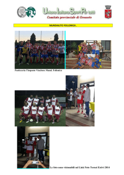 MUNDIALITO FOLLONICA fase finale