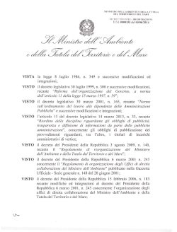 Nomina Capo segreteria tecnica Cons. Massimiliano Atelli