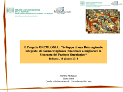 migliorare la sicurezza del paziente oncologico