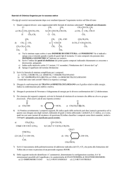 Svolgi gli esercizi necessariamente dopo aver studiato/ripassato l