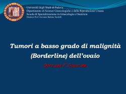 Download Tumori basso grado malignit&agrave;