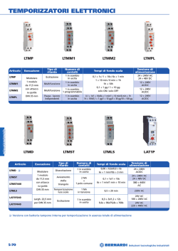 TEMPORIZZATORI ELETTRONICI