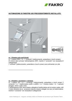 Istruzioni per Kit di trasformazione finestra fakro da
