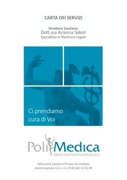 Carta dei servizi PoliMedica