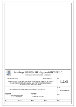 all.01 - relazione descrittiva e documentazione fotografica delle