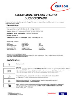 Scheda Tecnica Mantoplast Hydro