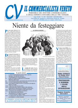 Niente da festeggiare - Commercialista Veneto