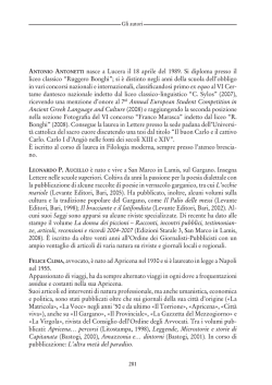 Autori - Biblioteca Provinciale di Foggia La Magna Capitana