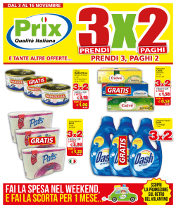 FAI LA SPESA NEL WEEKEND, E fai la scorta PER 1