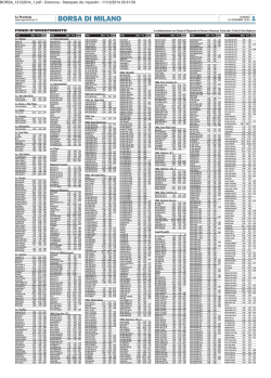 Il pdf con le quotazioni 1/2
