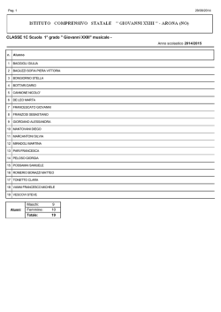 classe CDEFG e elementari