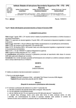 Bando A056 as 2014-15 - I.T.N. &ndash; I.T.G. &ndash; I.P.S.