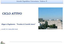 CICLO ATTIVO - Azienda Ospedaliera Universitaria Federico II