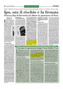 Italia Oggi Sette - Lombardi Molinari Segni Studio legale