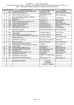 ALLEGATO N. 1 - Provincia Regionale di Caltanissetta