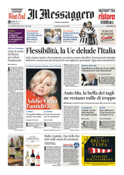 19 12 14 Il Messaggero Mafia Capitale, i bar della Rai