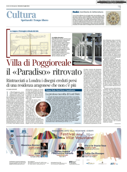 Rintracciati a Londra i disegni creduti persi di una residenza