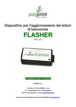 Manuale completo Flasher - Payprint Flasher store