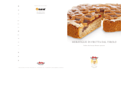 MERAVIGLIE DI FRUTTA DAL TIROLO